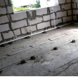 стяжка из полистиролбетона - модель 3