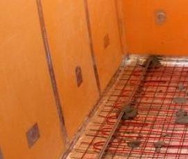 стяжка на лоджии - вариант 1