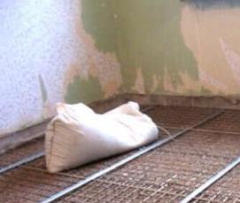 стяжка пескобетоном - вариант 3