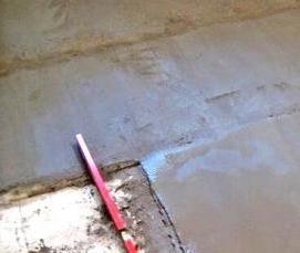 стяжка под ламинат - тип 1