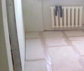 стяжка под ламинат - тип 4