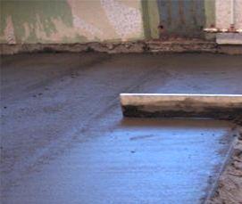 стяжка под ламинат - тип 3