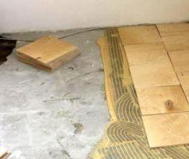 стяжка под ламинат - тип 2