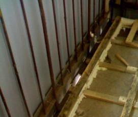 стяжка пола на балконе - модель 3