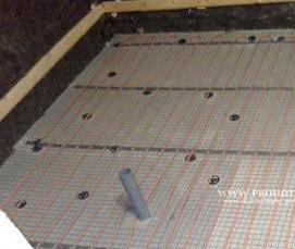 стяжка пола под плитку - модель 3