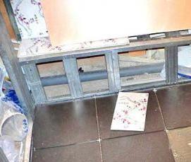 стяжка пола под ванну - вариант 3