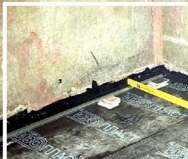 стяжка пола под ванну - вариант 2