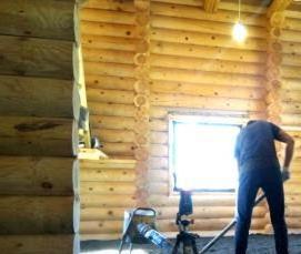 стяжка пола в доме - модель 1