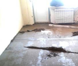 стяжка пола в доме - модель 4