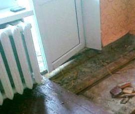 стяжка пола в хрущевке - тип 4