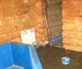 стяжка в бане - модель 3