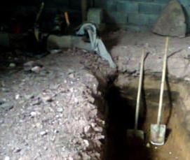 стяжка в гараже под машину - вариант 2