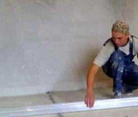 стяжка в новостройке - тип 1