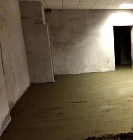 стяжка в подвале - тип 4