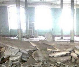 стяжка в помещение - тип 2