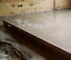 стяжка жидким стеклом - модель 4