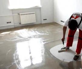 стяжка жидким стеклом - модель 3