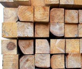 сухой брус 90х90 мм - модель 1