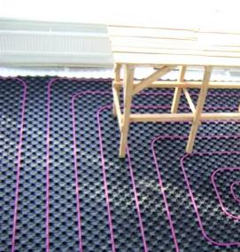 сухой теплый пол - модель 2