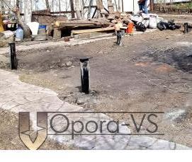 сваи 4 метра - модель 1