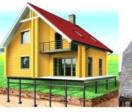 сваи под дом - тип 1