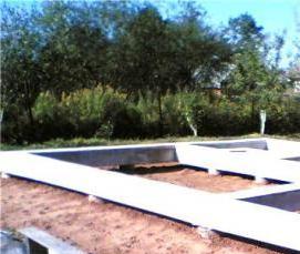 сваи ростверковый фундамент - модель 4