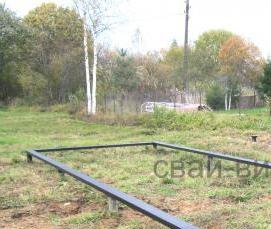 сваи швеллер - модель 2