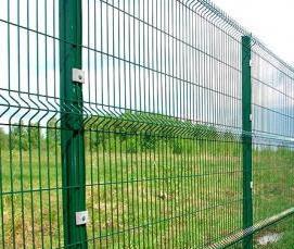 сварная сетка 3d для забора - вариант 2