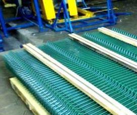 сварная сетка оцинкованная для забора - вариант 3