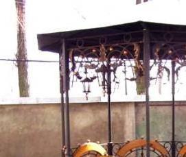 сварные беседки для дачи - тип 4