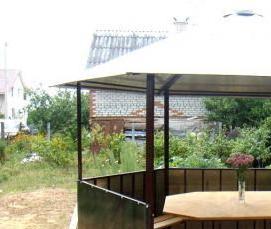 сварные беседки для дачи - тип 3