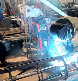 сварочные работы на открытом воздухе - вариант 1