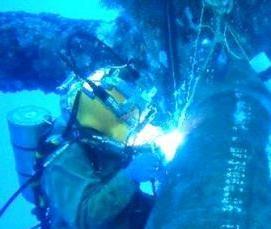 сварочные работы под водой - вариант 4