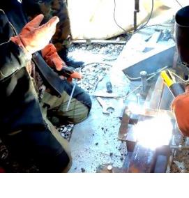 сварочные работы ручной дуговой сваркой - вариант 3