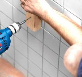 сверление керамической плитки - вариант 1