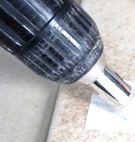 сверление керамогранита алмазными коронками - тип 1