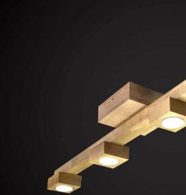 светильник потолочный коричневый - модель 1