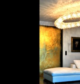 светильник потолочный подвесной 600х600 - вариант 1