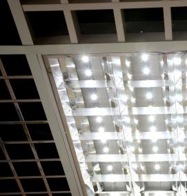 светильник светодиодный накладной с защитной сеткой - тип 3