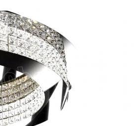 светильник светодиодный потолочный хром - модель 1