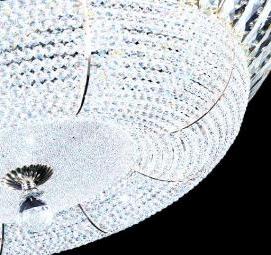 светильник светодиодный потолочный хром - модель 2