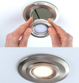 светильник светодиодный потолочный встраиваемый для ванной - модель 3