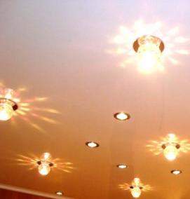 светильник точечный квадратный потолочный - вариант 1