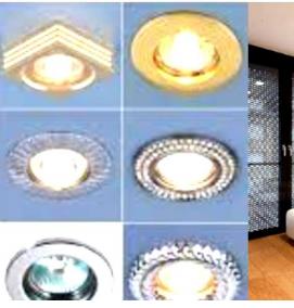 светильники длинные потолочные встраиваемые - вариант 4