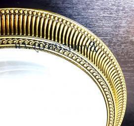 светильники потолочные черно белые - модель 4