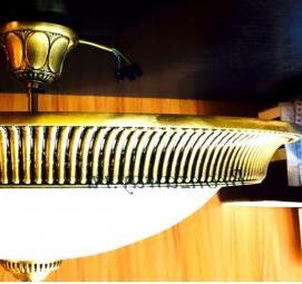 светильники потолочные черно белые - модель 3