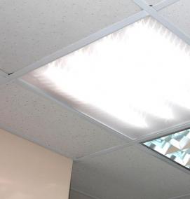 светильники потолочные под армстронг 600х600 - модель 1