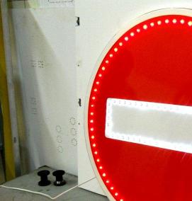 светодиодные дорожные знаки - модель 2