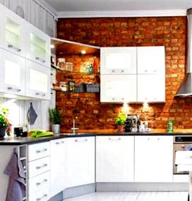 светодиодный фартук на кухню - тип 4