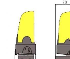 светодиодный шлагбаум - вариант 3